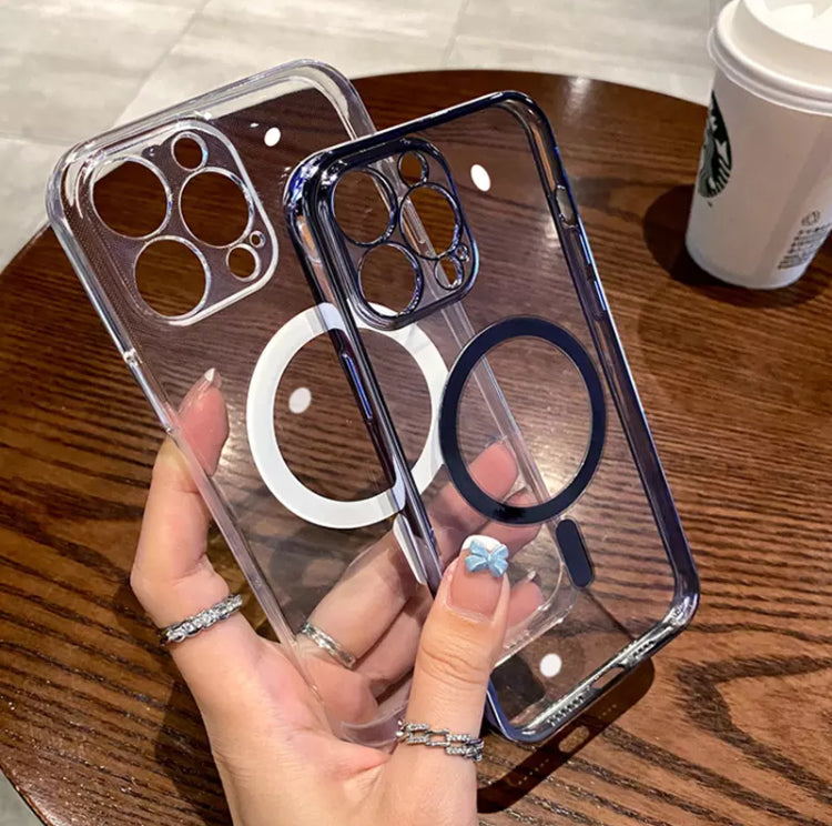 Premium Softshell Plating Straight Edges Coloured MagSafe Phone Case- for Apple iPhone 14 Series - Super Savings Technologies Co.,LTD Premium Softshell Plating Straight Edges Coloured MagSafe Phone Case- for Apple iPhone 14 Series - Super Savings Technologies Co.,LTD